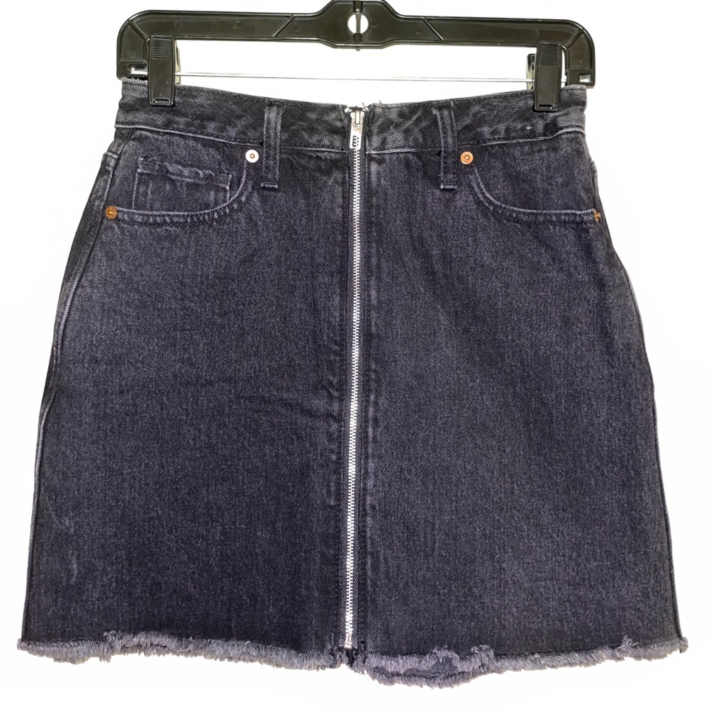 Abercrombie Black Denim Skirt